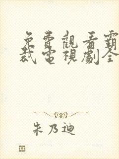 免费观看霸道总裁电视剧全集