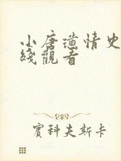 小唐璜情史 在线观看