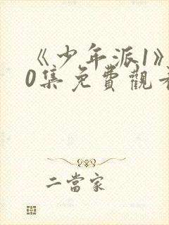 《少年派1》40集免费观看