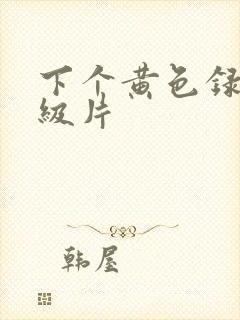 下个黄色录像一级片