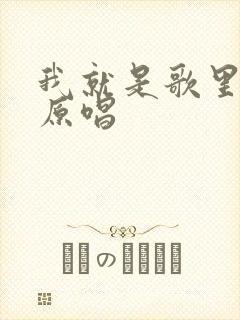 我就是歌里的人原唱