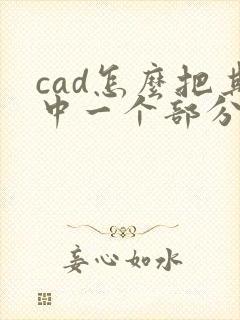 cad怎么把其中一个部分图导出pdf
