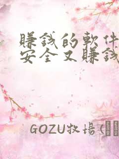 赚钱的软件哪个安全又赚钱