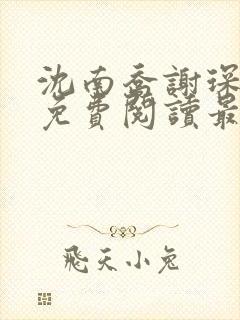 沈南乔谢琛小说免费阅读最新章节列表