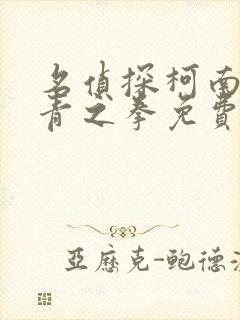 名侦探柯南之绀青之拳免费国语版