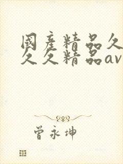 国产精品久久久久久精品av