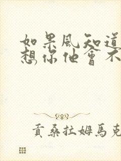 如果风知道我在想你他会不会笑我是什么歌