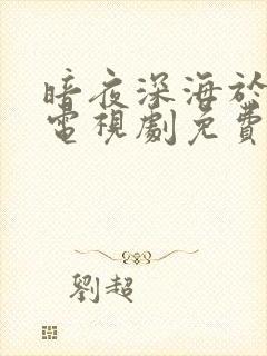 暗夜深海于和伟电视剧免费播放在线