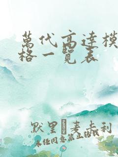 万代高达模型价格一览表