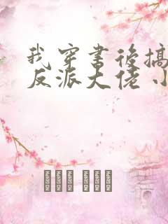 我穿书后搞到了反派大佬 小说