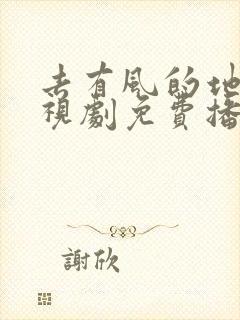 去有风的地方电视剧免费播放观看