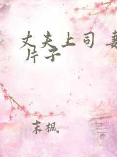 丈夫上司 妻子 片子