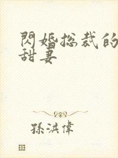 闪婚总裁的契约甜妻