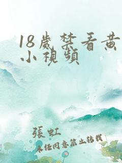 18岁禁看黄色小视频