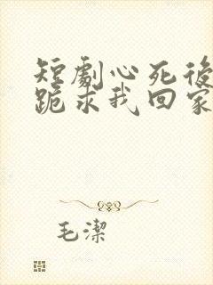 短剧心死后家人跪求我回家演员表