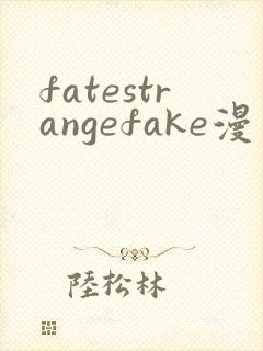 fatestrangefake漫画免费观看