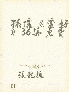 孙俪《蛮好人生》36集免费观看