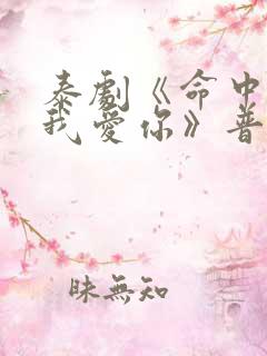 泰剧《命中注定我爱你》普通话版