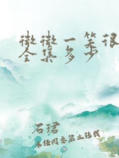 微微一笑很倾城全集多少