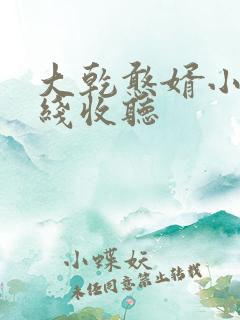 大乾憨婿小说在线收听