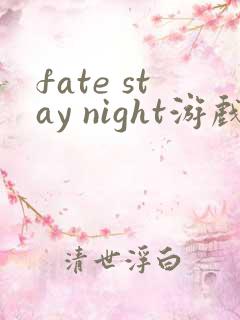 fate stay night游戏有h吗