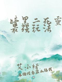 暗黑二死灵法师最强玩法