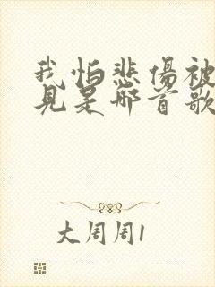 我怕悲伤被你看见是哪首歌的歌词