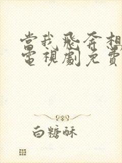 当我飞奔想向你电视剧免费观看