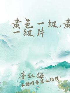 黄色一级,黄色一级片