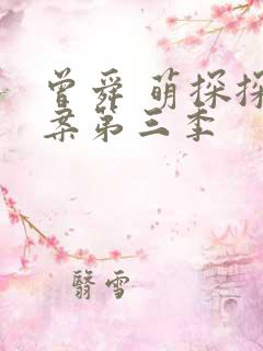 曾舜 萌探探探案第三季