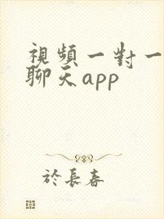 视频一对一交友聊天app