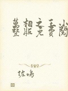 万相之王小说完整版免费阅读