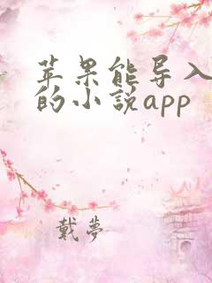苹果能导入书源的小说app