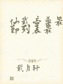 仙武帝尊最新章节列表最