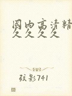 国内高清精品久久久久久