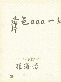 黄色aaa一级片