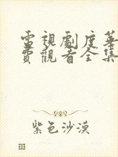 电视剧度华年免费观看全集