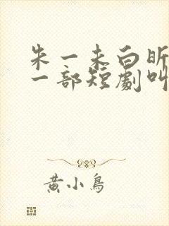 朱一未白昕怡第一部短剧叫什么