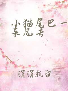 小猫尾巴一直甩来甩去