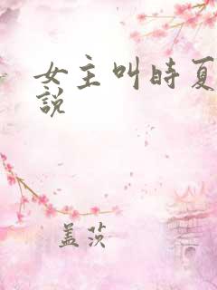 女主叫时夏的小说