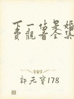 下一站是婚姻免费观看全集