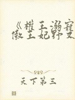 《权王溺宠:狂傲王妃野又撩》