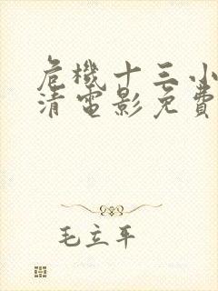 危机十三小时高清电影免费播放