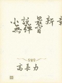 小说 最新章节 无弹窗