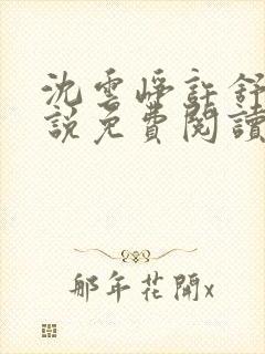 沈云峥许舒意小说免费阅读最新章节