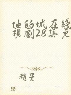 他的城在线看电视剧28集免费