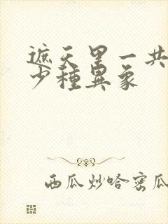 遮天里一共有多少种异象