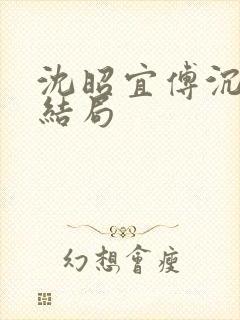 沈昭宜傅沉砚大结局