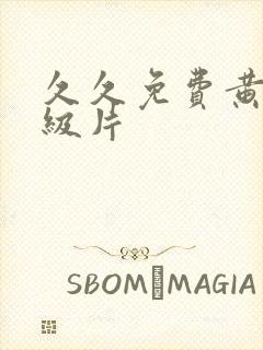 久久免费黄色一级片