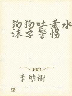 狗狗吐黄水带泡沫要警惕